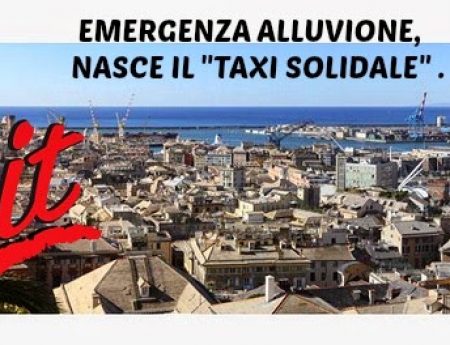 Alluvione #Genova : TAXI GRATIS ALLE PERSONE IN DIFFICOLTA'