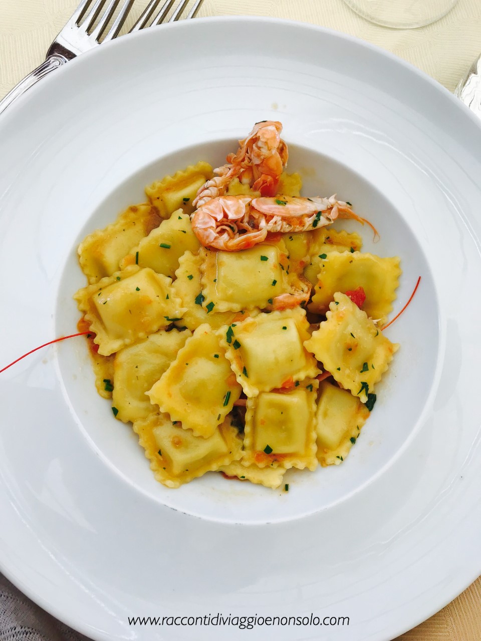 Ravioli di Pesce Piedigrotta da Carmine Genova